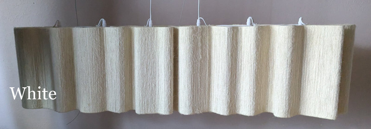 Unique Jute Chandelier: Custom Pendant Light for Living Room, Cafe or Restaurant